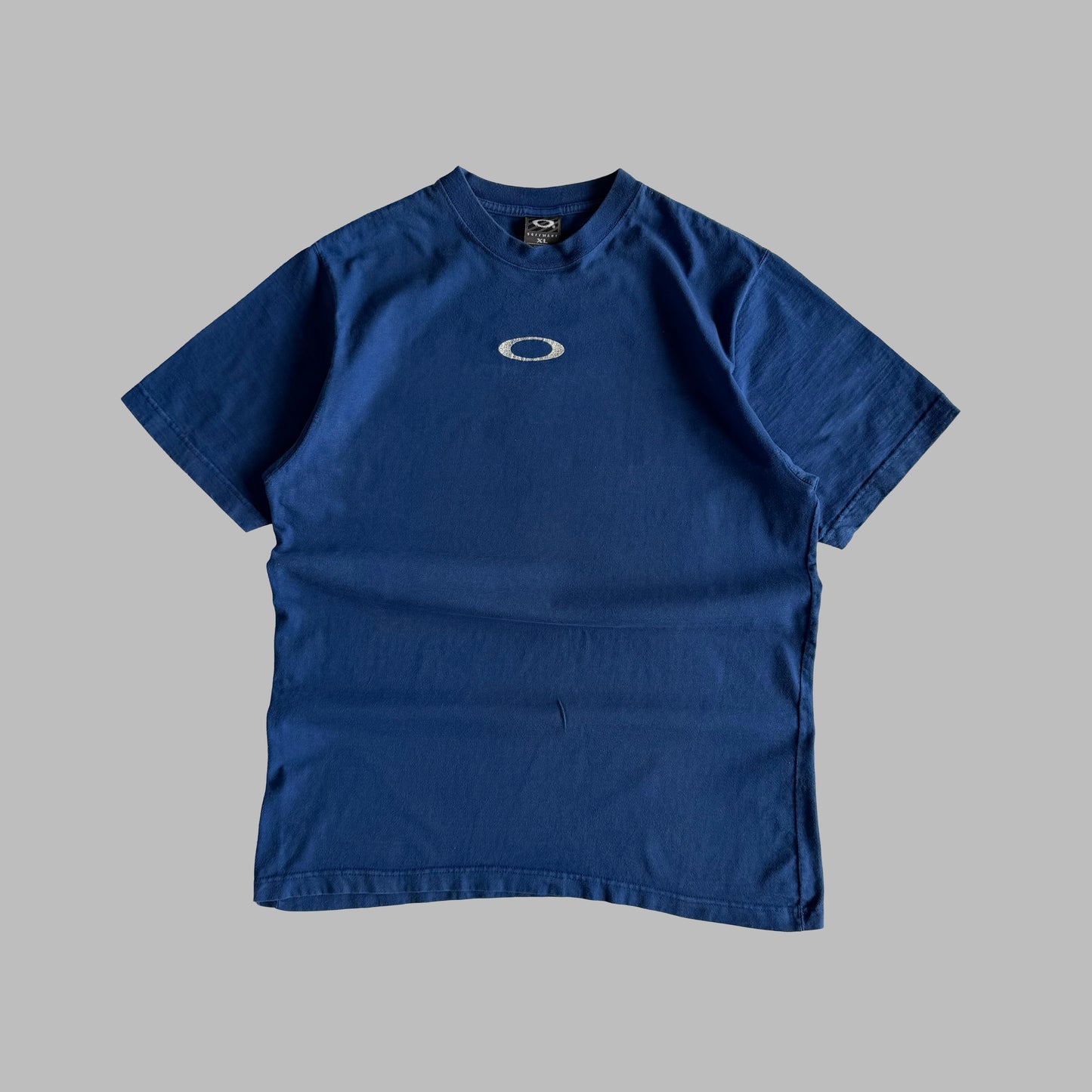 Y2K Oakley Heavyweight Ellipse T-Shirt - XL