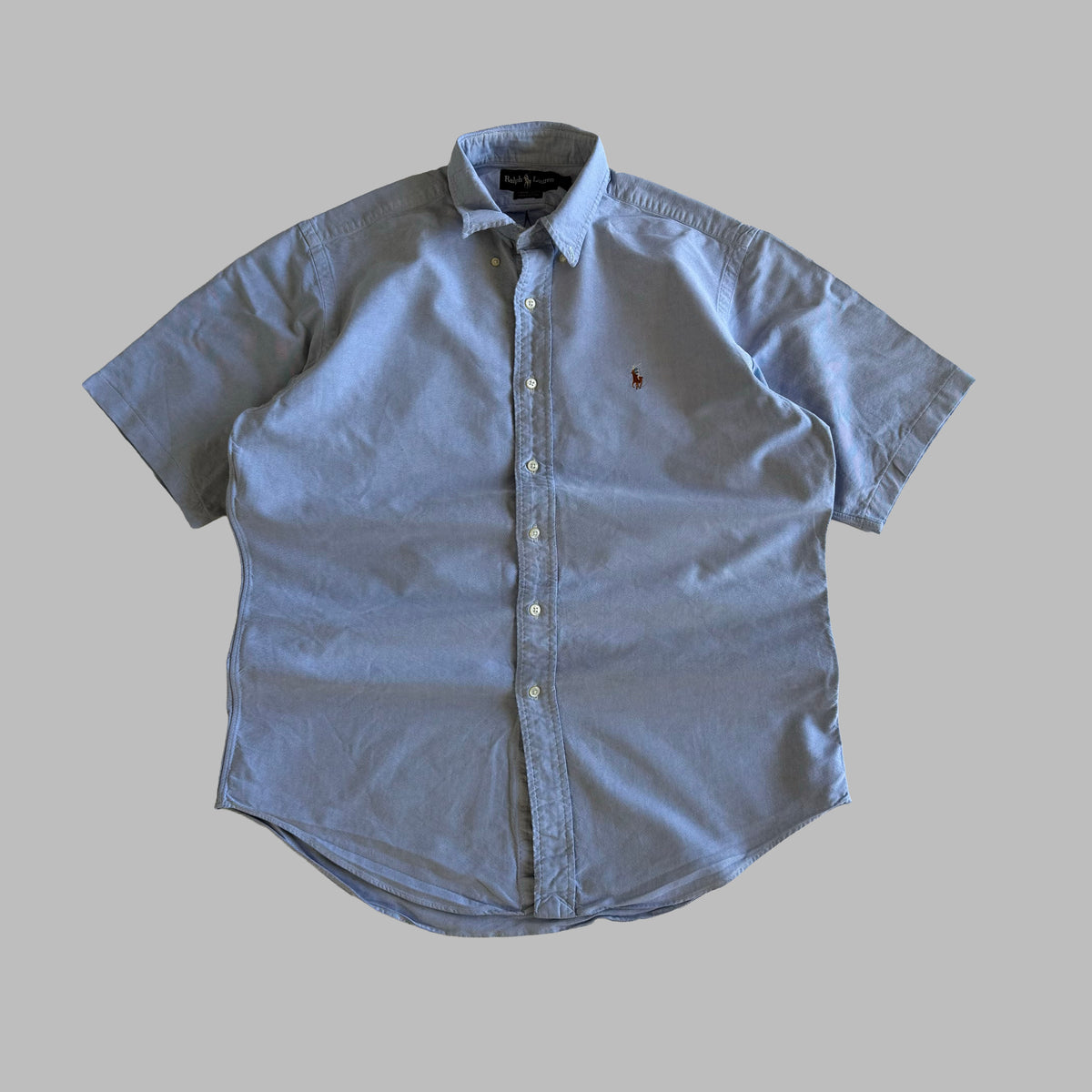 Y2K Polo Ralph Lauren Classic Button Up Shirt - M