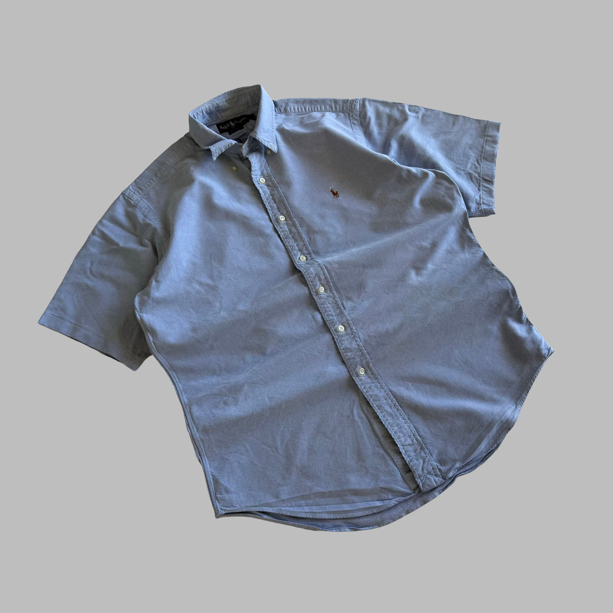 Y2K Polo Ralph Lauren Classic Button Up Shirt - M