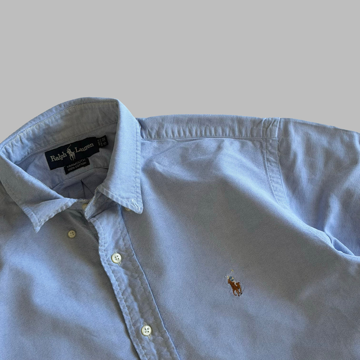 Y2K Polo Ralph Lauren Classic Button Up Shirt - M