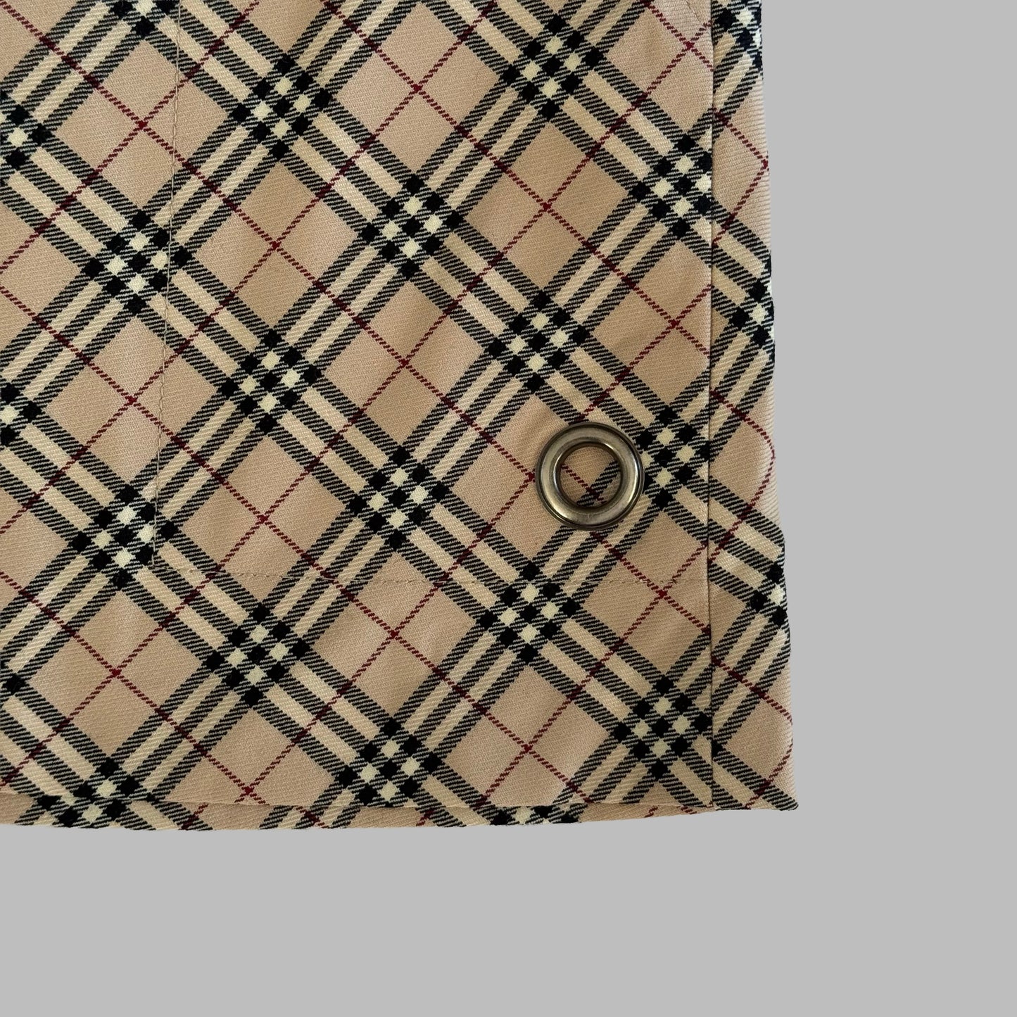00s Burberry Mini Skirt - 28"