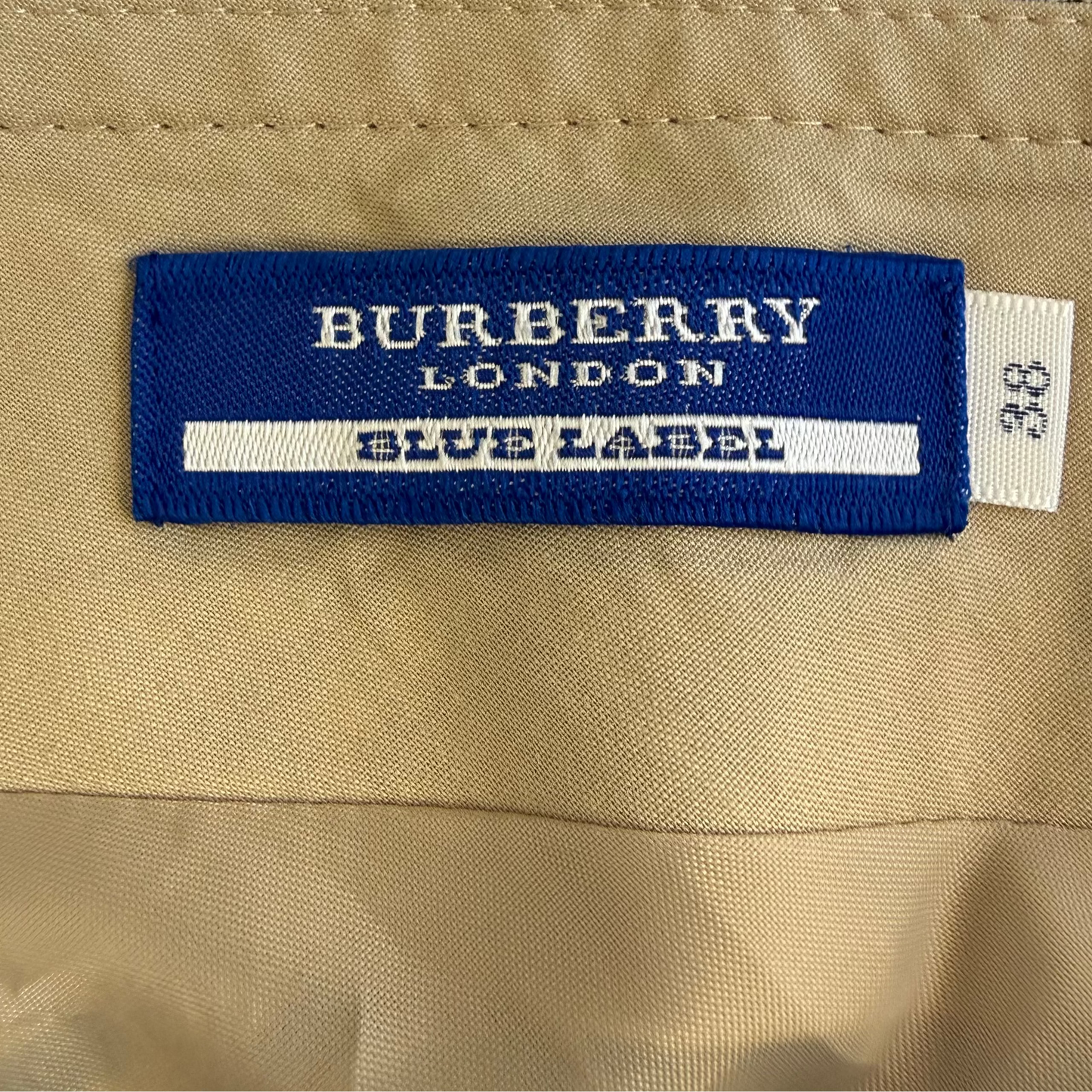 00s Burberry Mini Skirt - 28"
