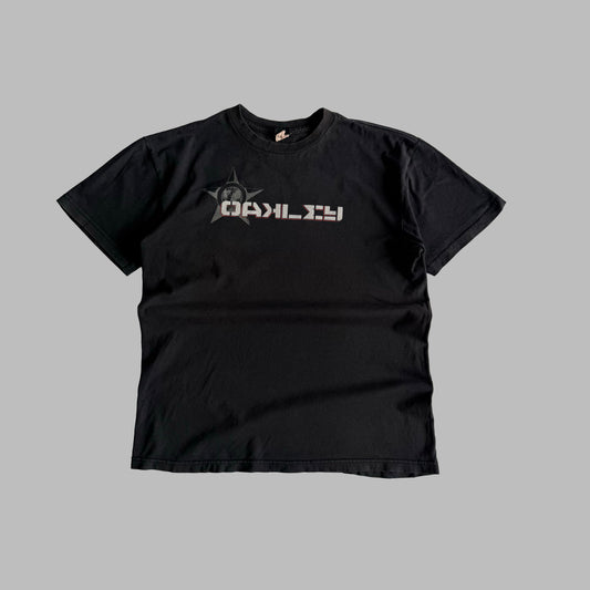 Y2K Oakley Graphic T-Shirt - L