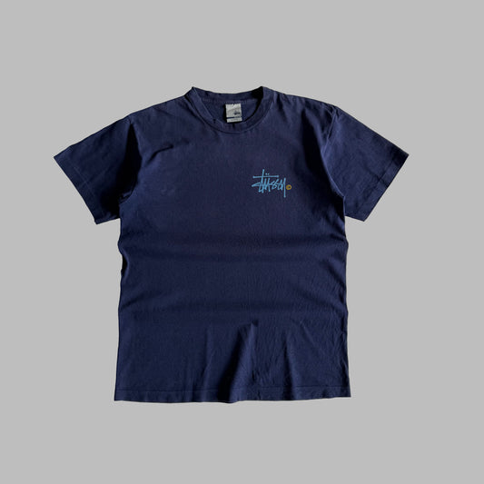 90s Stussy Script T-Shirt - M