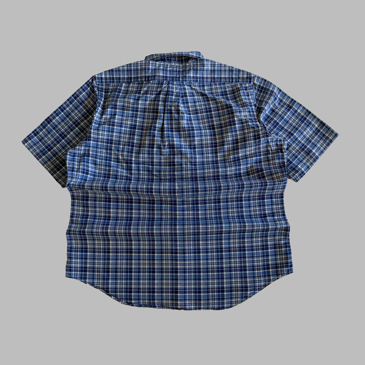 Y2K Polo Ralph Lauren Checkered Button Up Shirt - XL