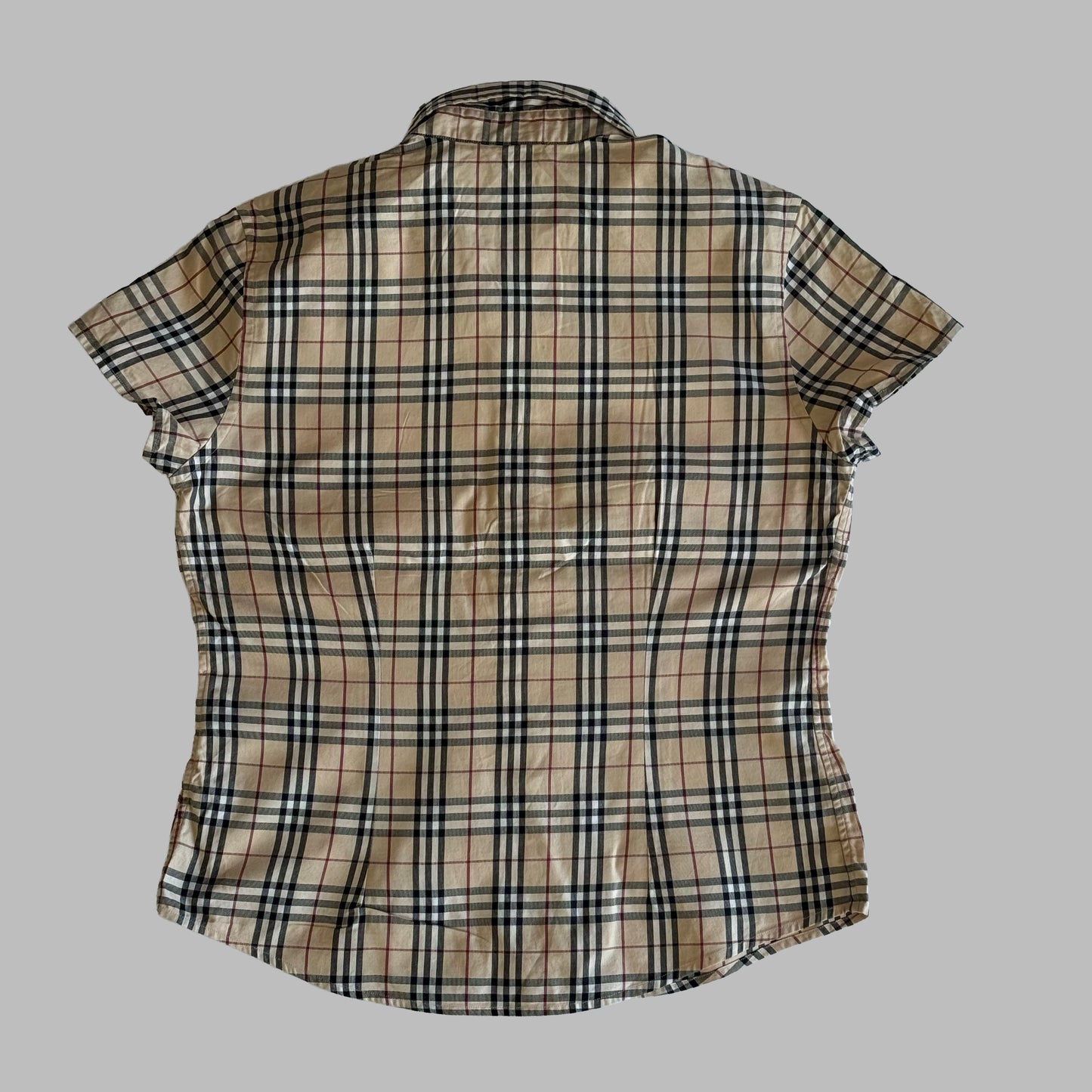 00s Burberry Button Up Shirt - Medium