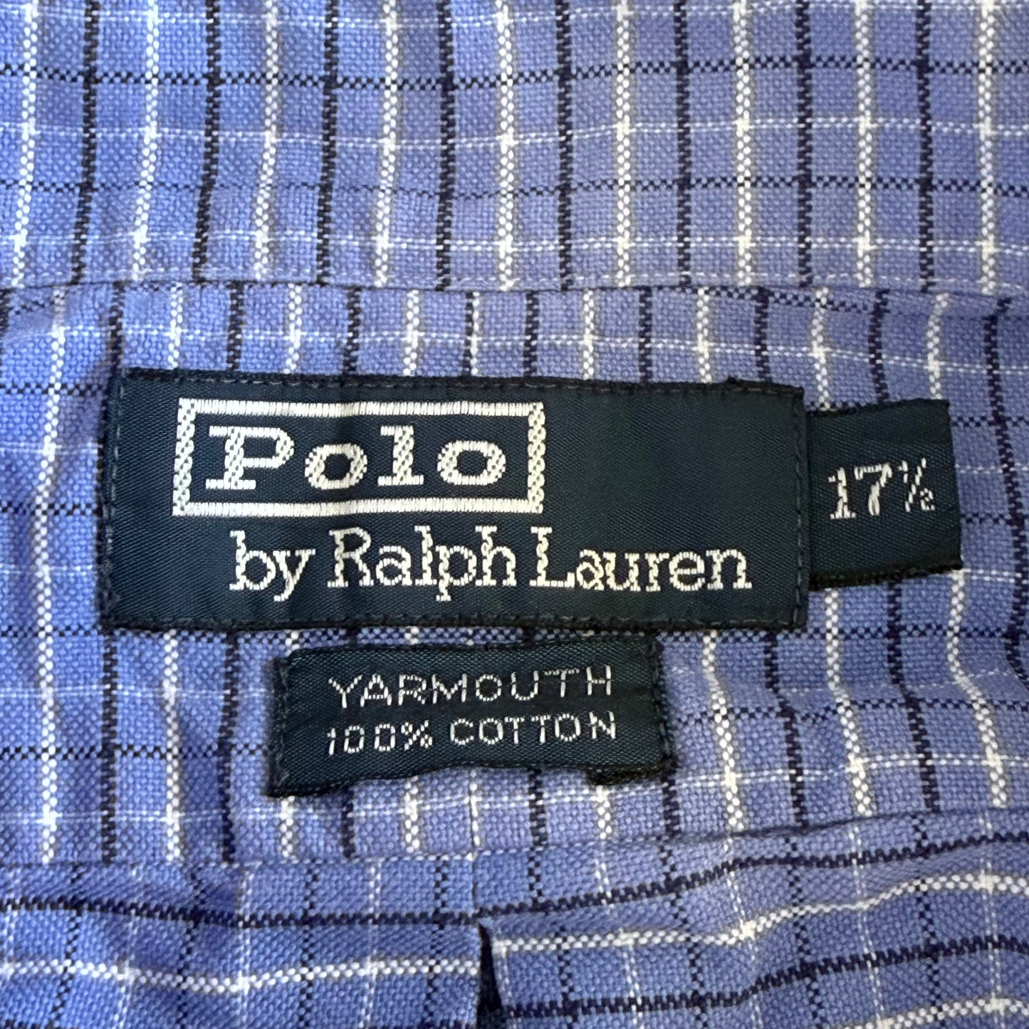 90s Polo Ralph Lauren Checkered Button Up Shirt - XL