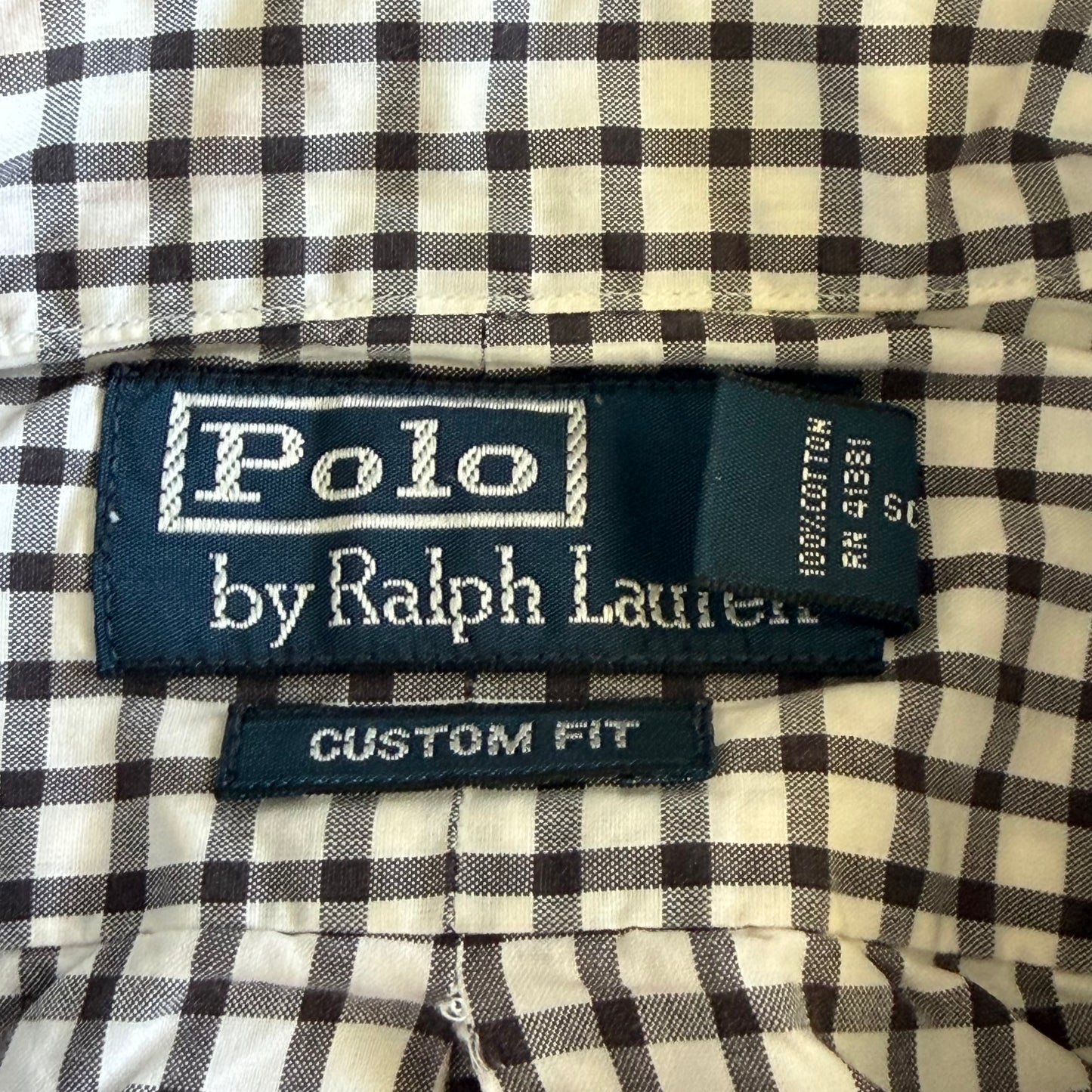 90s Polo Ralph Lauren Gingham Button Up Shirt - S