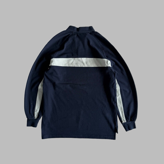 Y2K Nike Golf Striped Waffle Quarter Zip - M