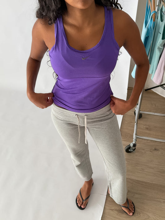 Y2K Nike Racer-back Activewear Tank - M