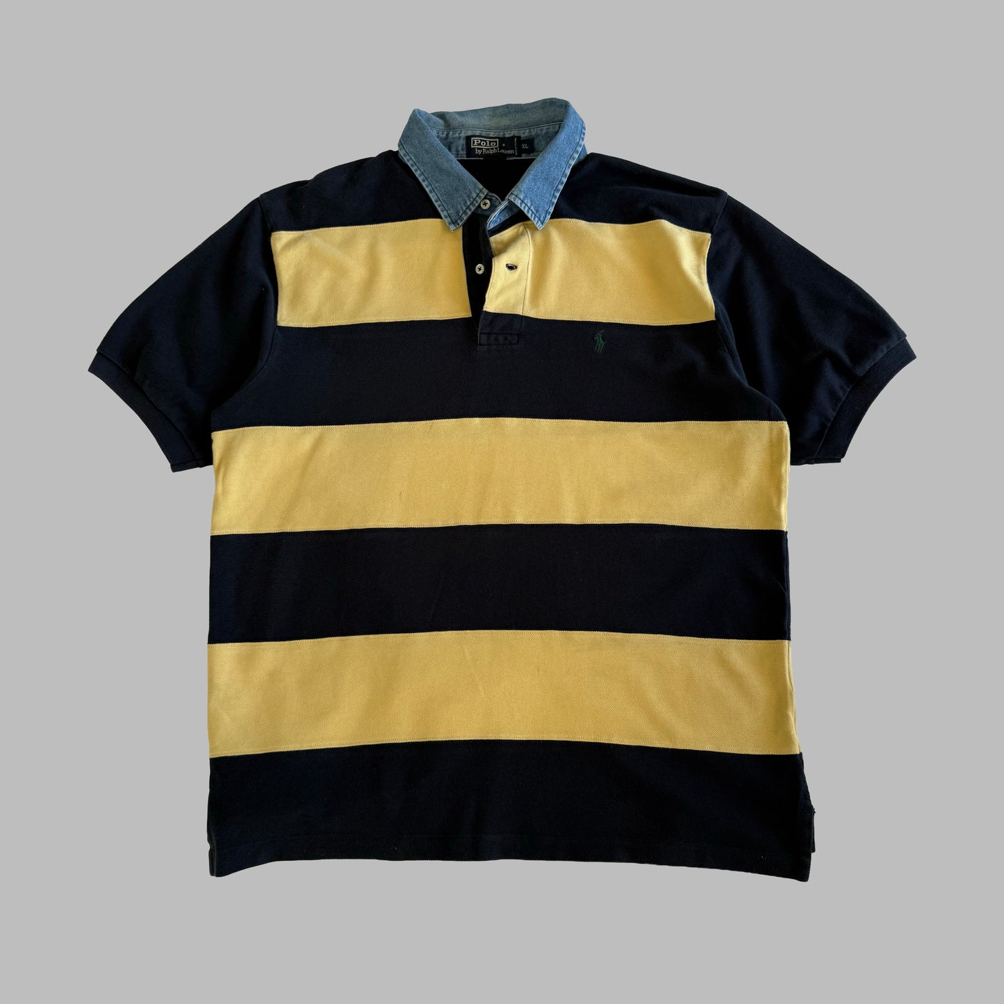 Ralph Lauren Striped Polo Shirt - X-Large