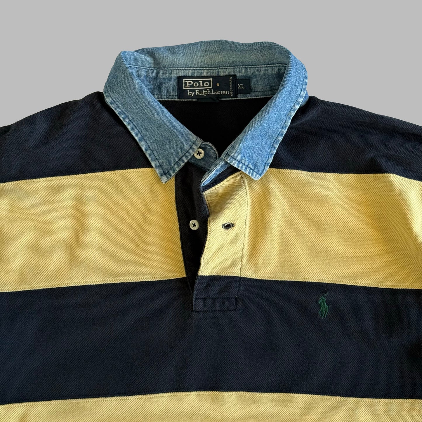 Ralph Lauren Striped Polo Shirt - X-Large