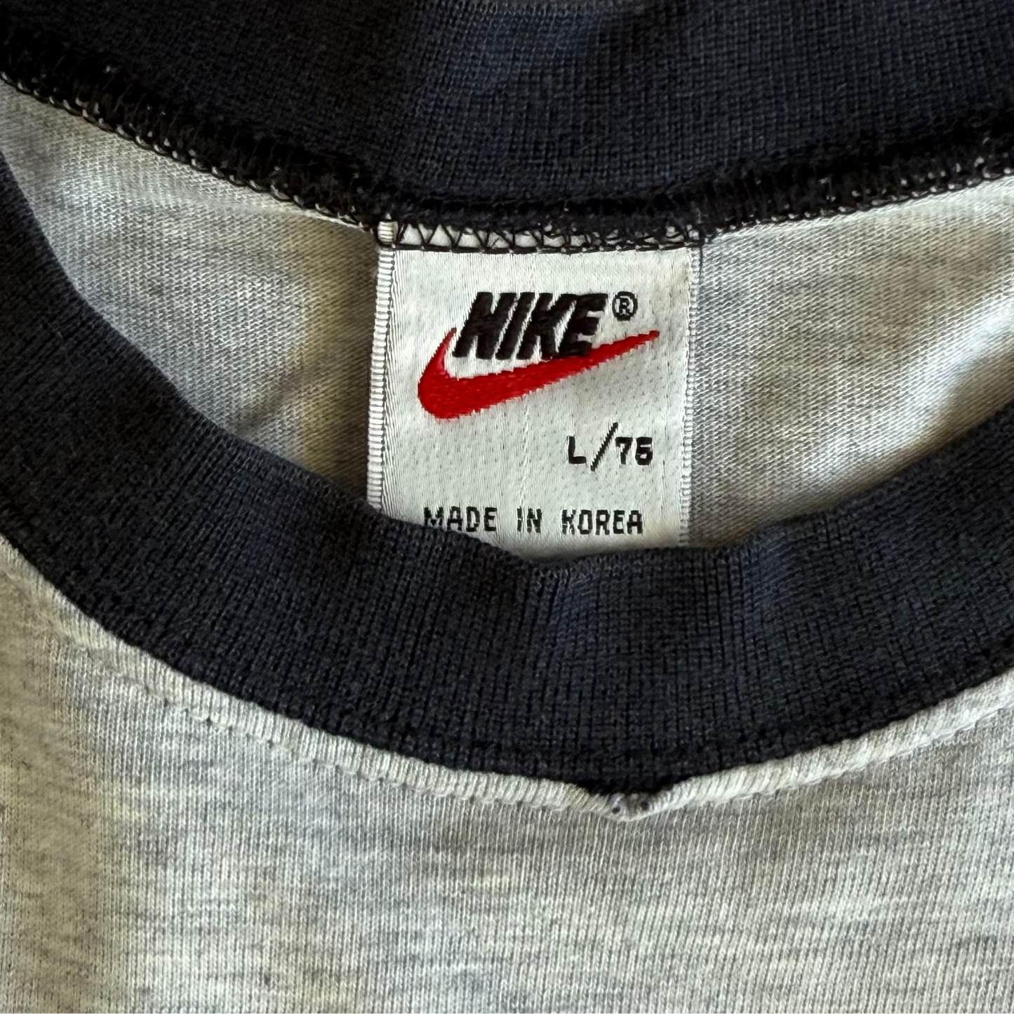 90s Nike Ringer T-Shirt - Medium