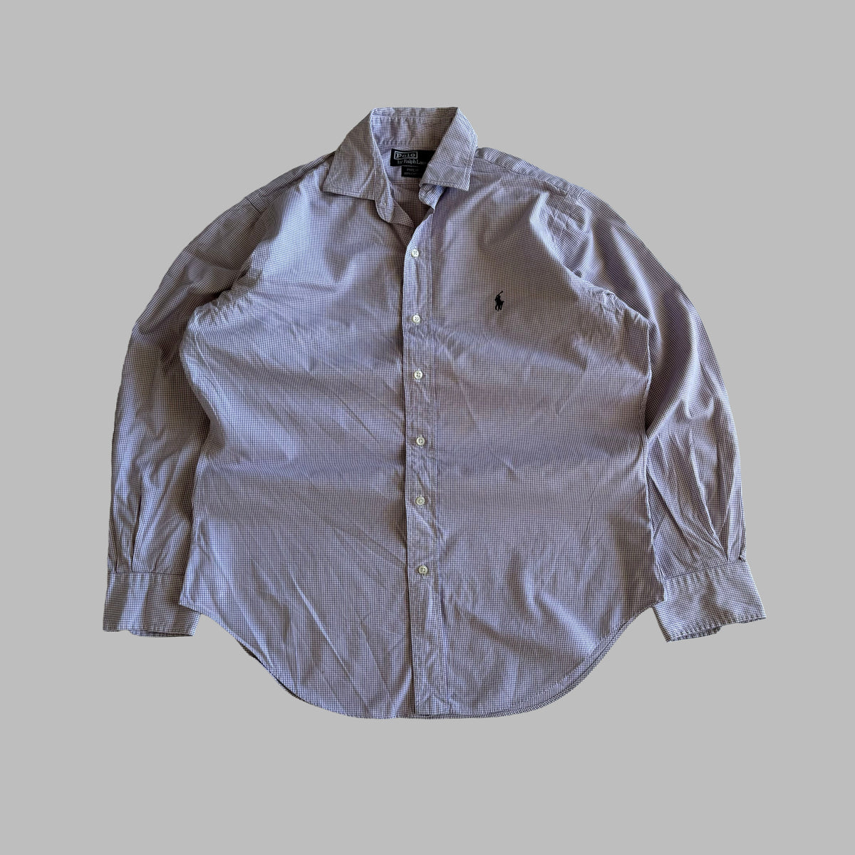 90s Ralph Lauren Checkerd Button Up Shirt - M