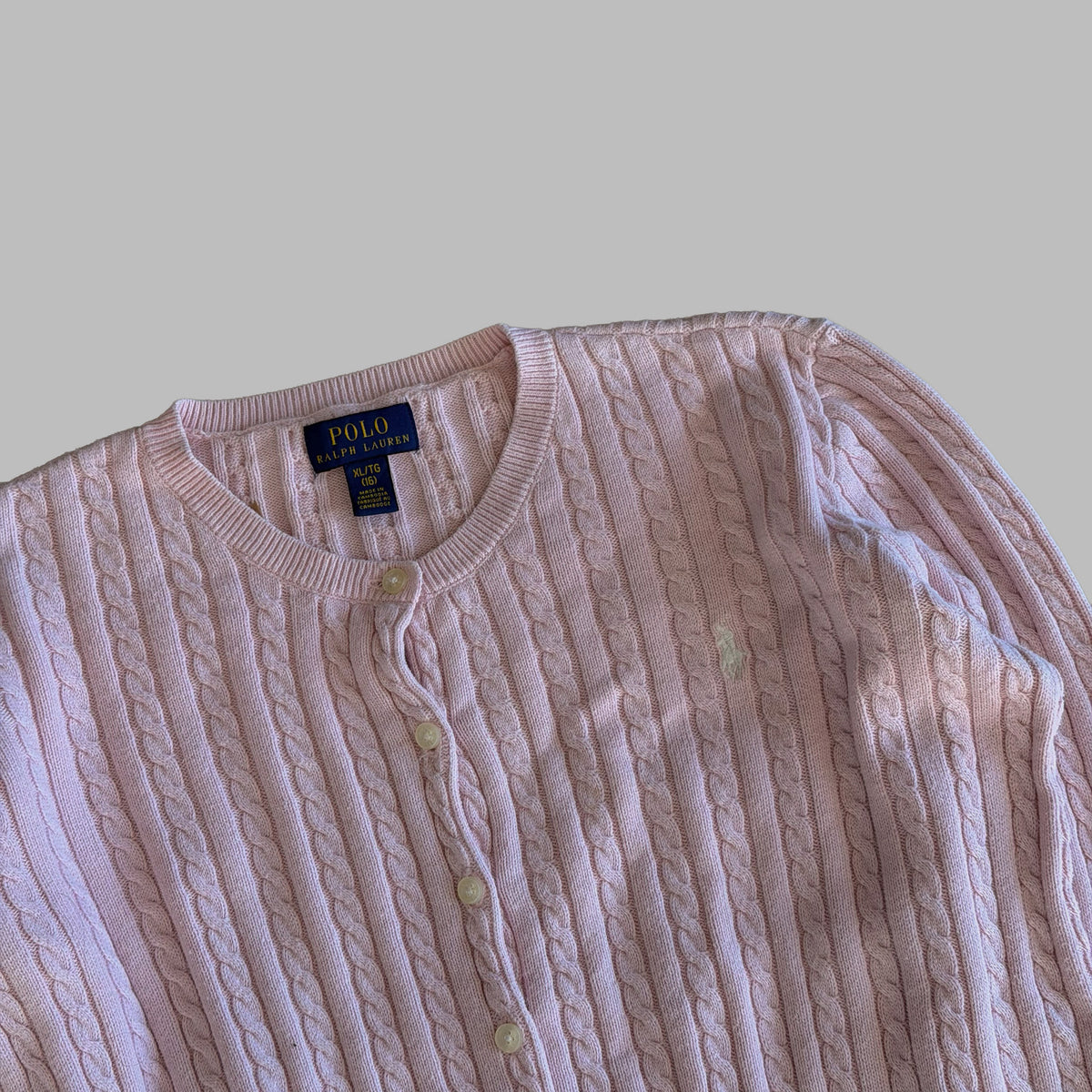 Polo Ralph Lauren Cable Knit Cardigan - L