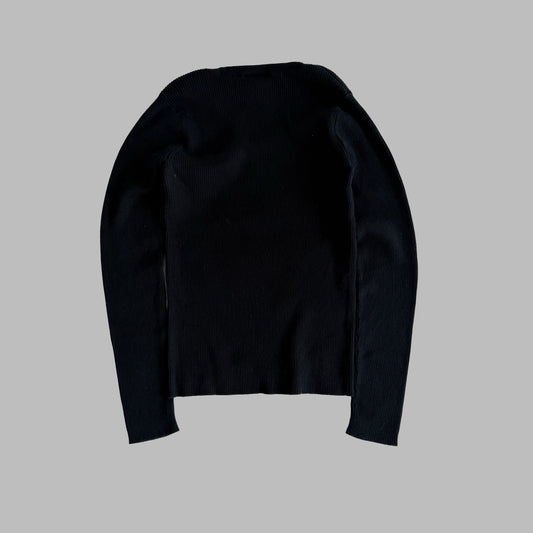 00s Ralph Lauren Ribbed Pullover - Small