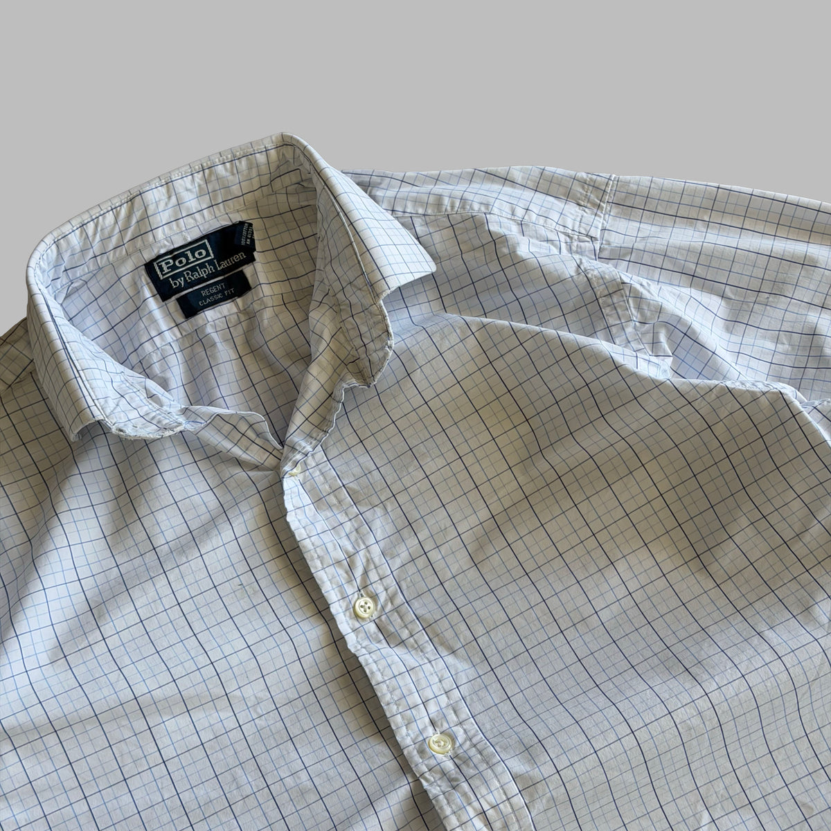 90s Polo Ralph Lauren Checkered Button Up Shirt - L