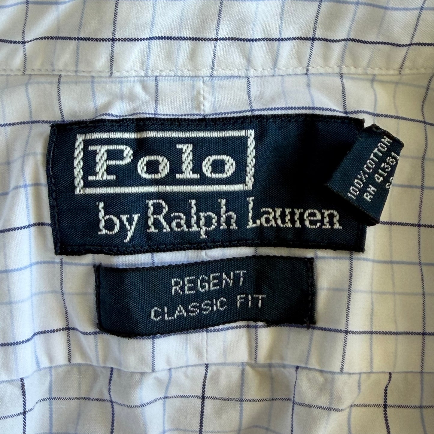 90s Polo Ralph Lauren Checkered Button Up Shirt - L