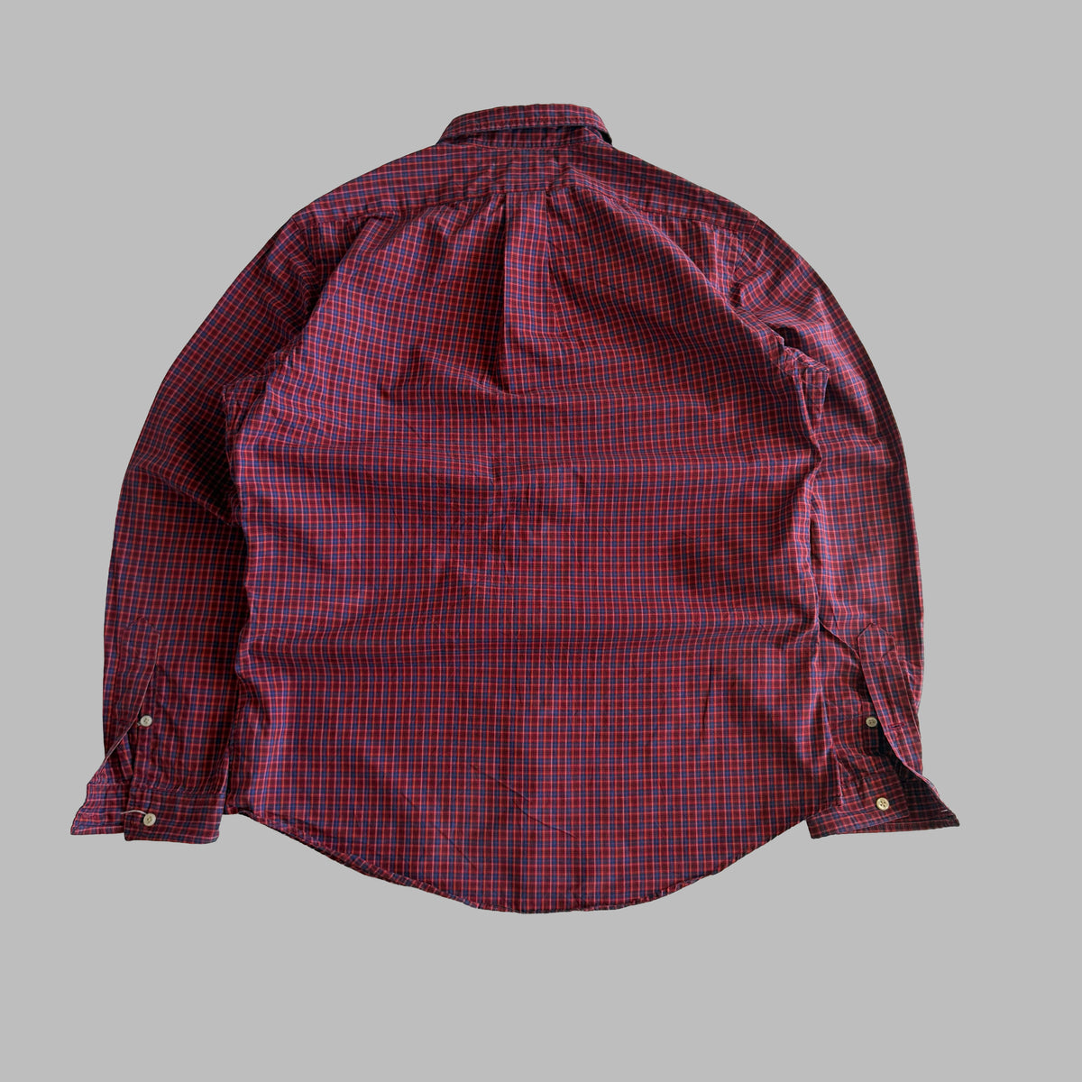 90s Polo Ralph Lauren Checkered Button Up Shirt - M