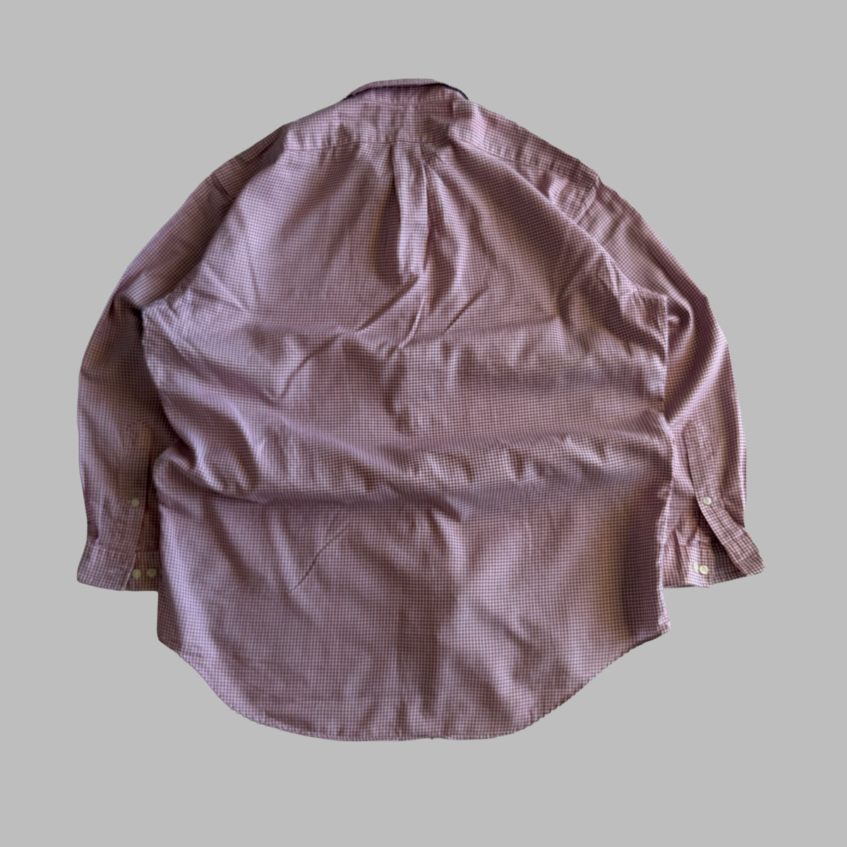 Y2K Polo Ralph Lauren Checkered Button Up Shirt - L