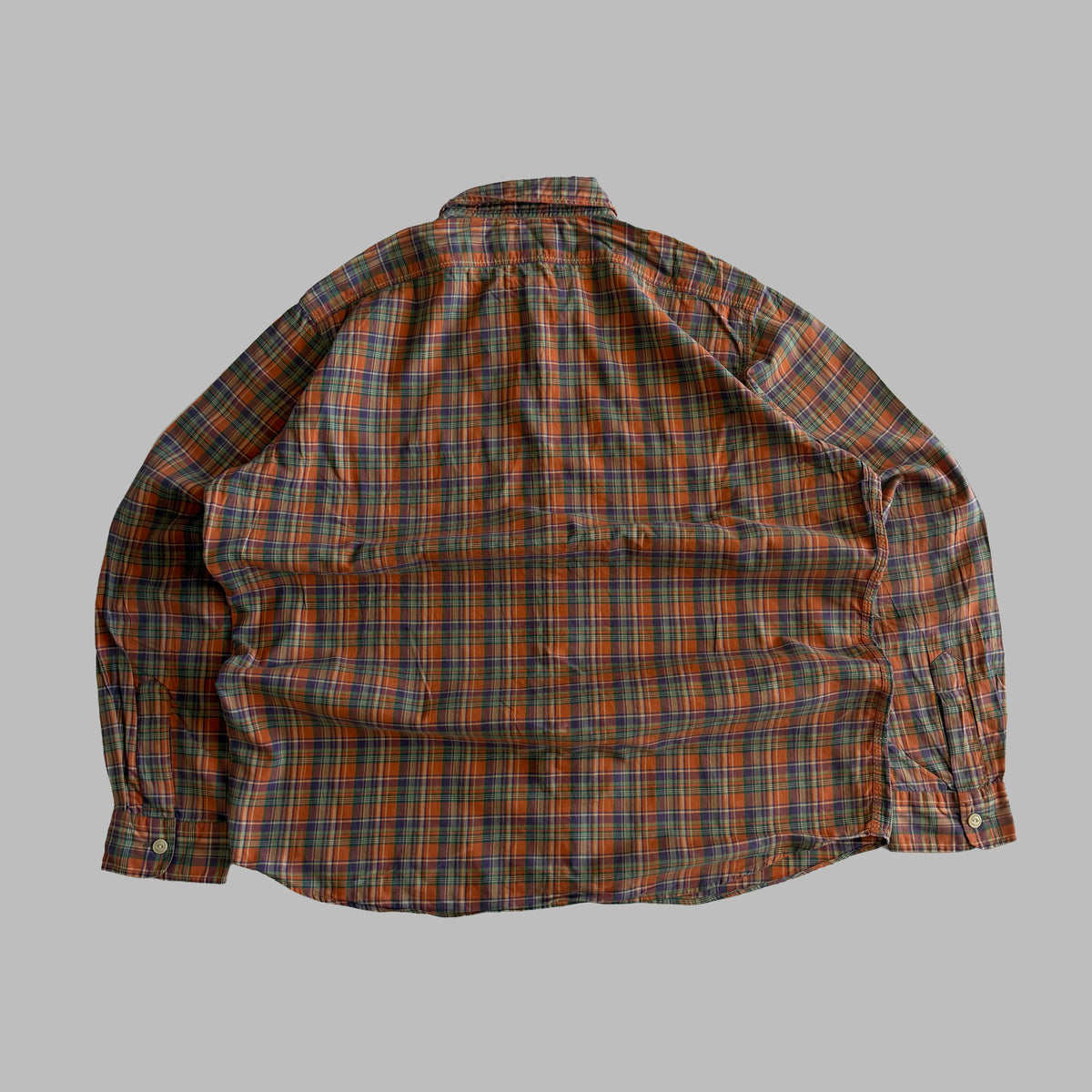 90s Ralph Lauren Checkered Button Up Shirt - XL