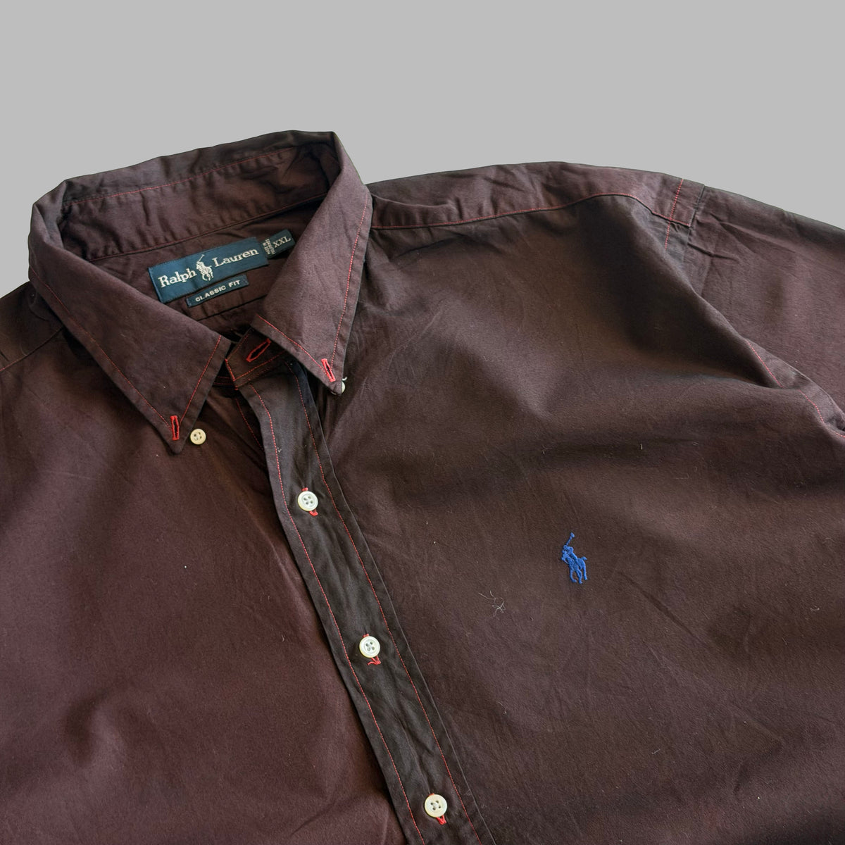 Y2K Ralph Lauren Classic Button Up Shirt - XXL
