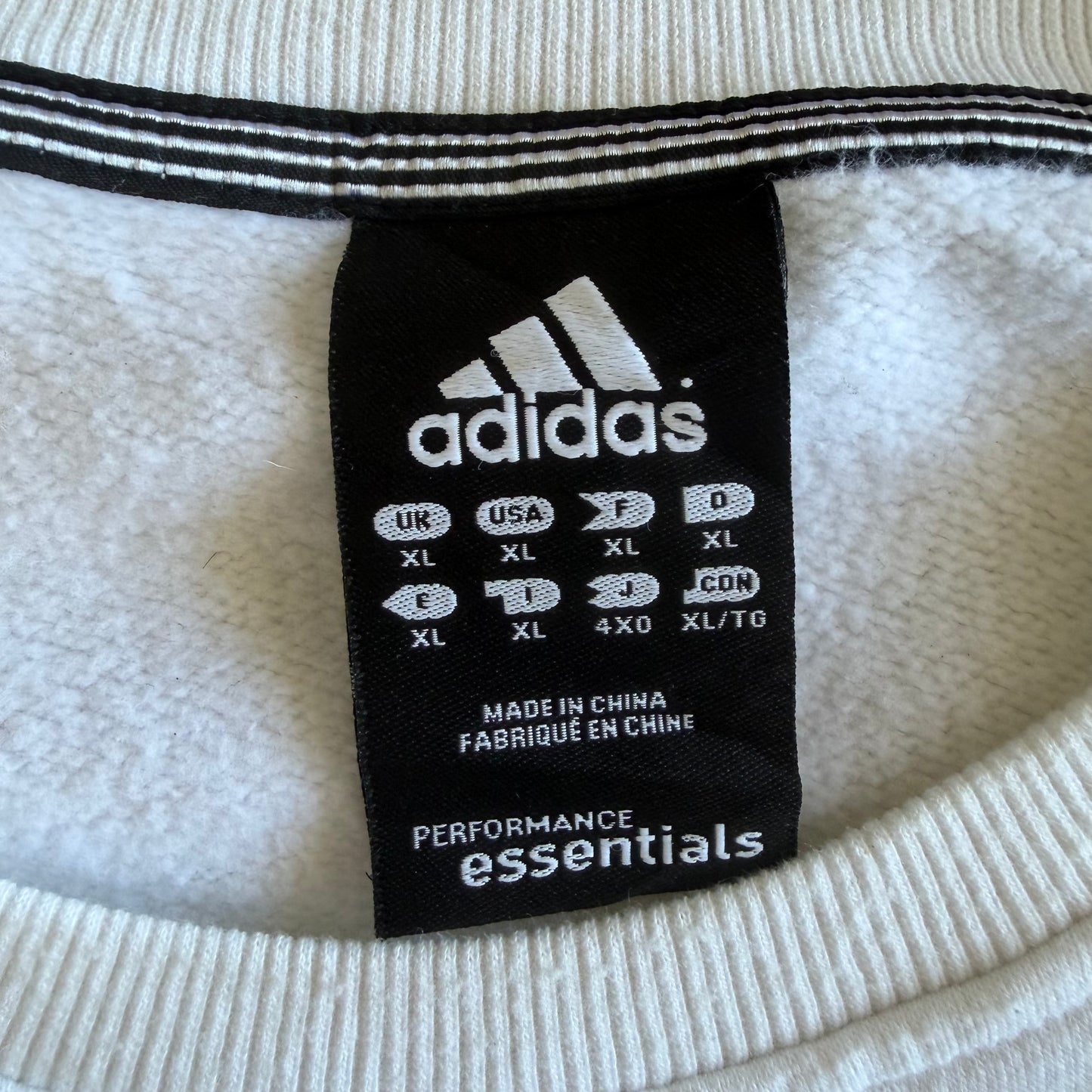 00s Adidas Three Stripe Sweatshirt - XL