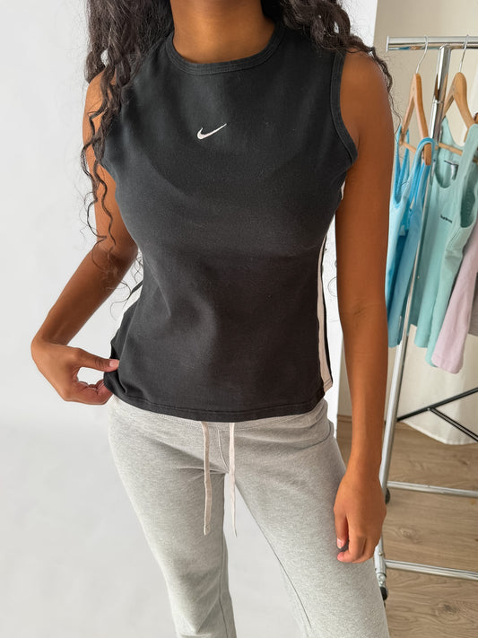 Y2K Nike Panelled Activewear Tank - M