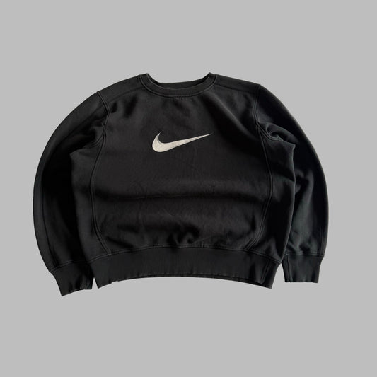 Y2K Nike Centre Swoosh Sweatshirt - L