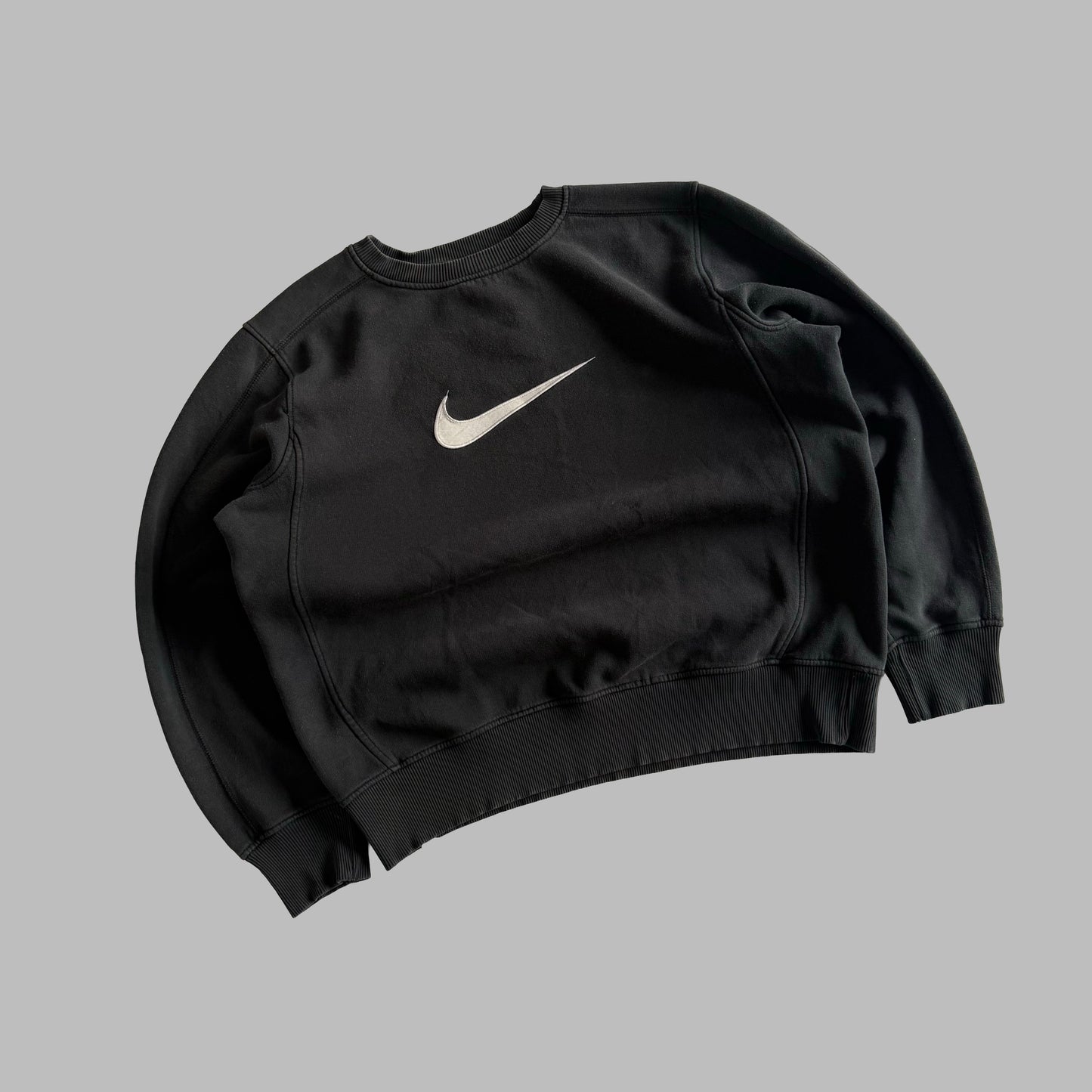 Y2K Nike Centre Swoosh Sweatshirt - L