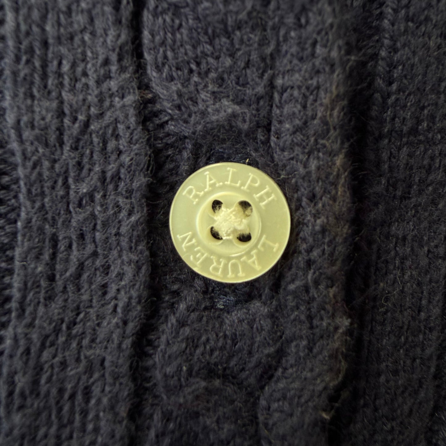 Y2K Polo Ralph Lauren Cardigan - Medium