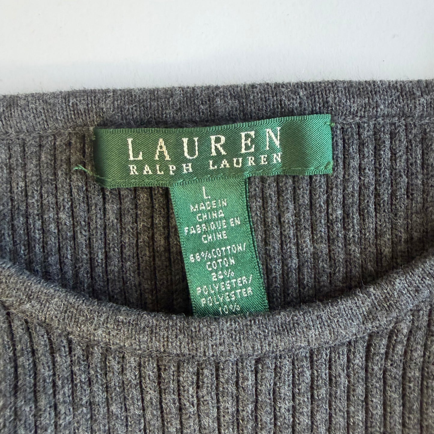 00s Ralph Lauren Striped Pullover - Large