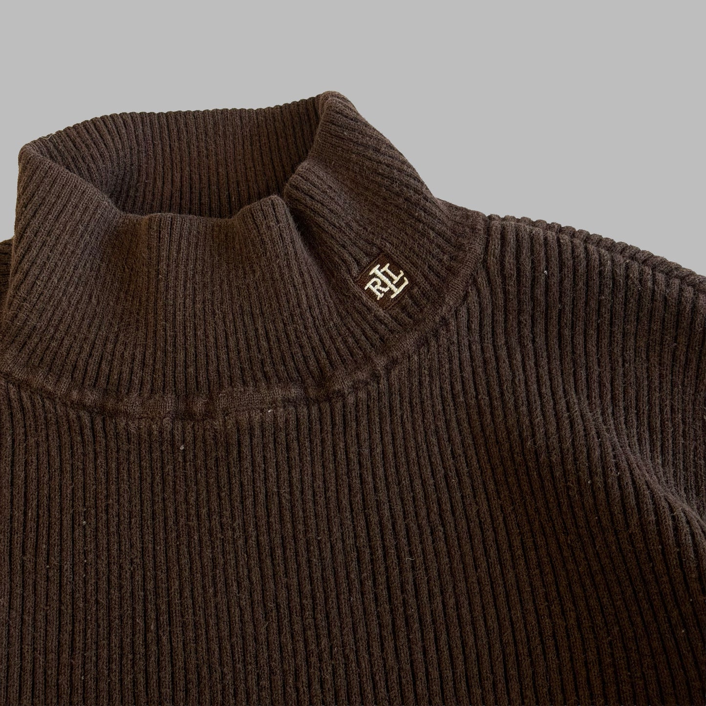 90s Ralph Lauren Ribbed Knit - Small