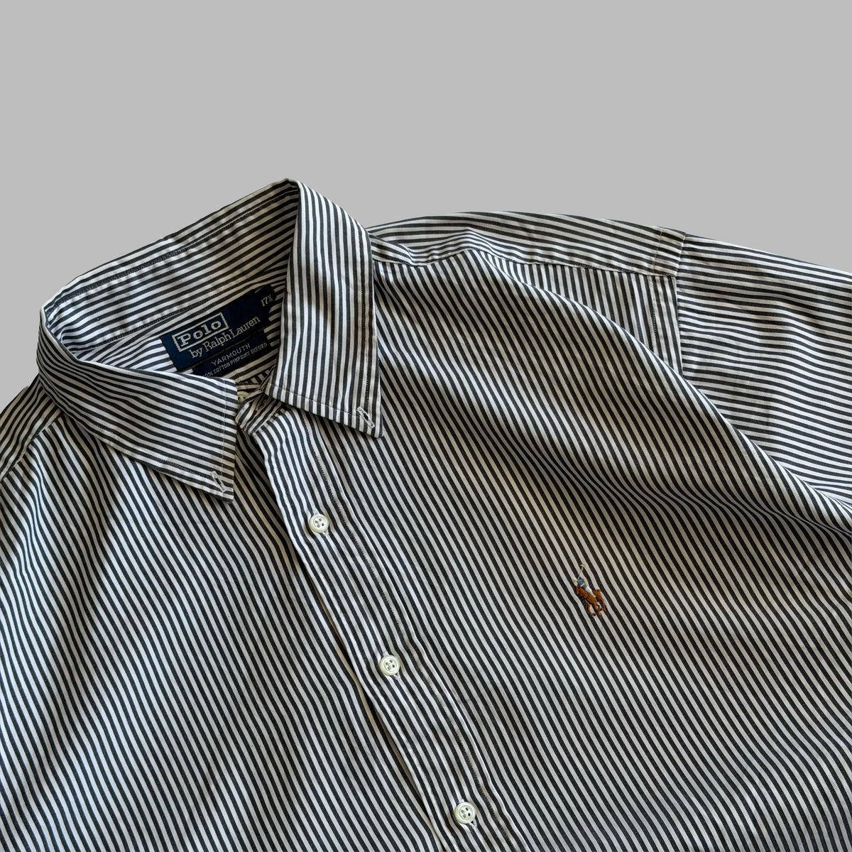 90s Polo Ralph Lauren Striped Button Up Shirt - XL