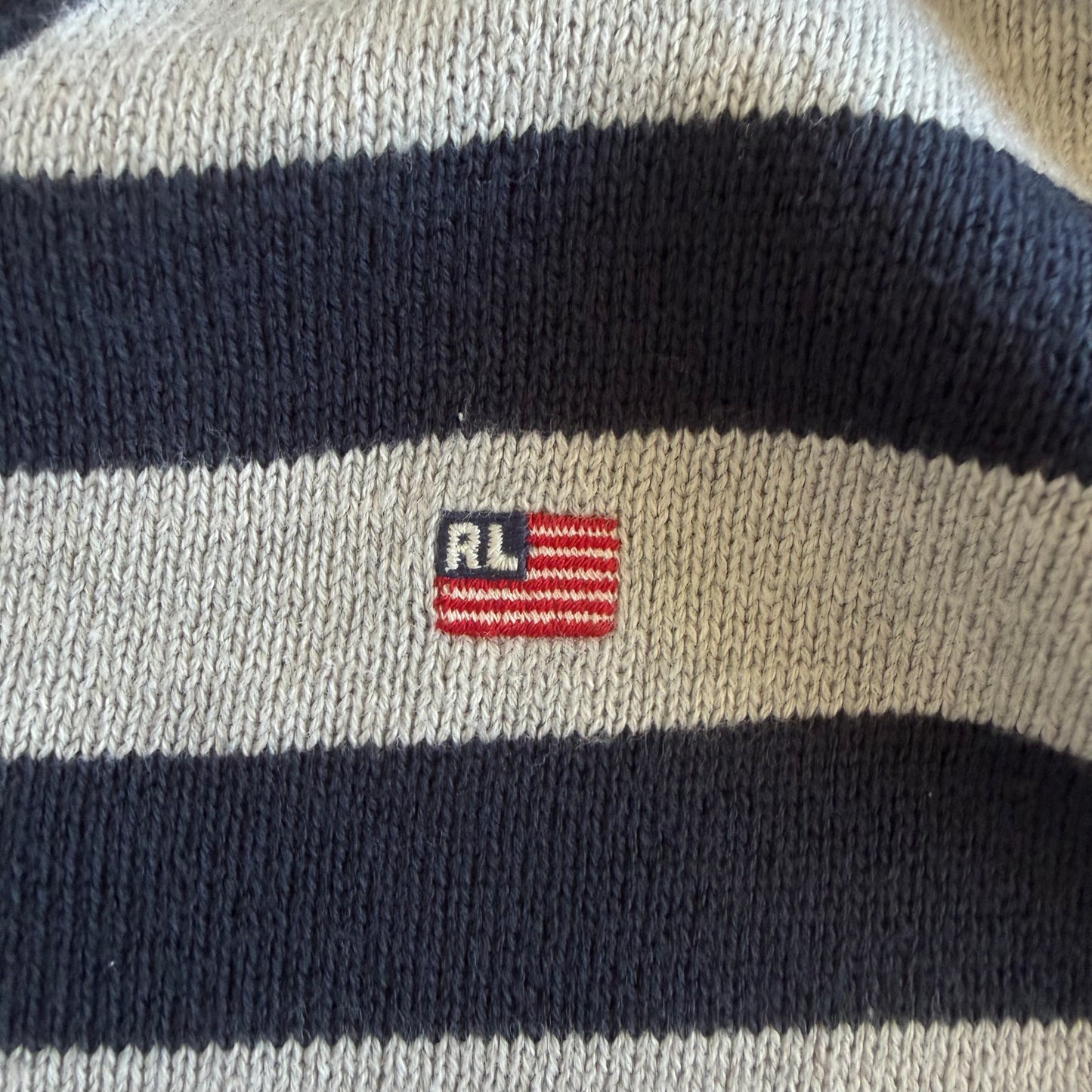 00s Ralph Lauren Striped Pullover - XL