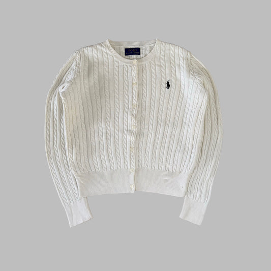 Ralph Lauren Cable Knit Cardigan - Small