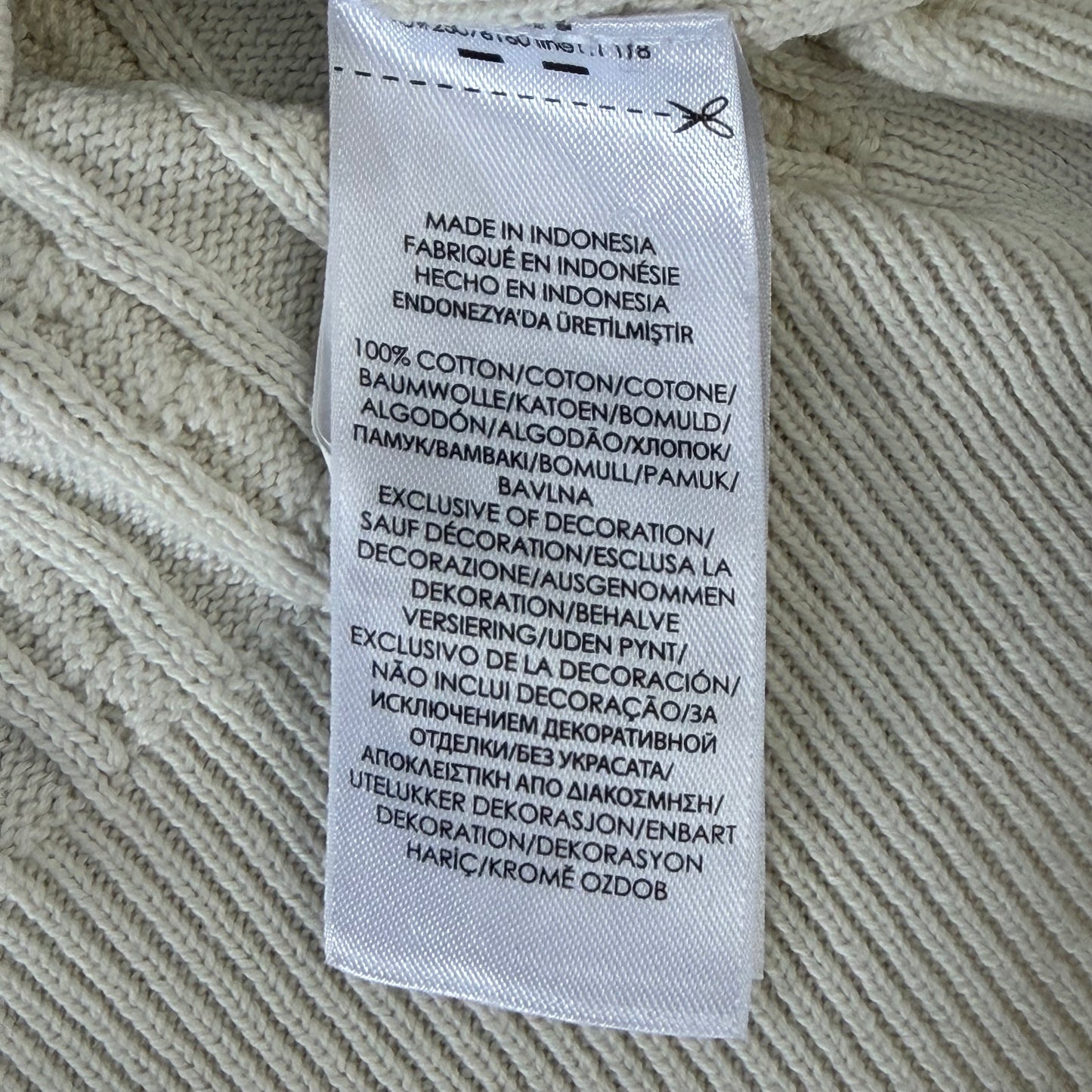 Ralph Lauren Cable Knit Cardigan - Small