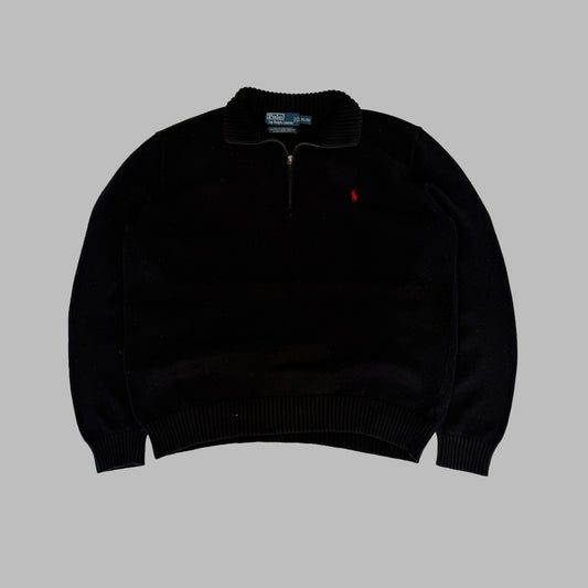 90s Polo Ralph Lauren Heavyweight Quarter Zip - XL