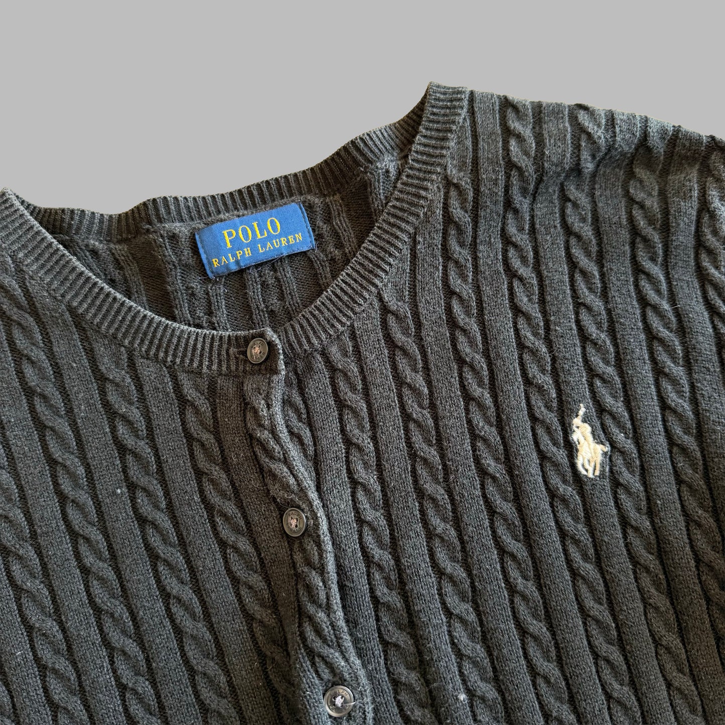 Ralph Lauren Cable Knit Cardigan - M