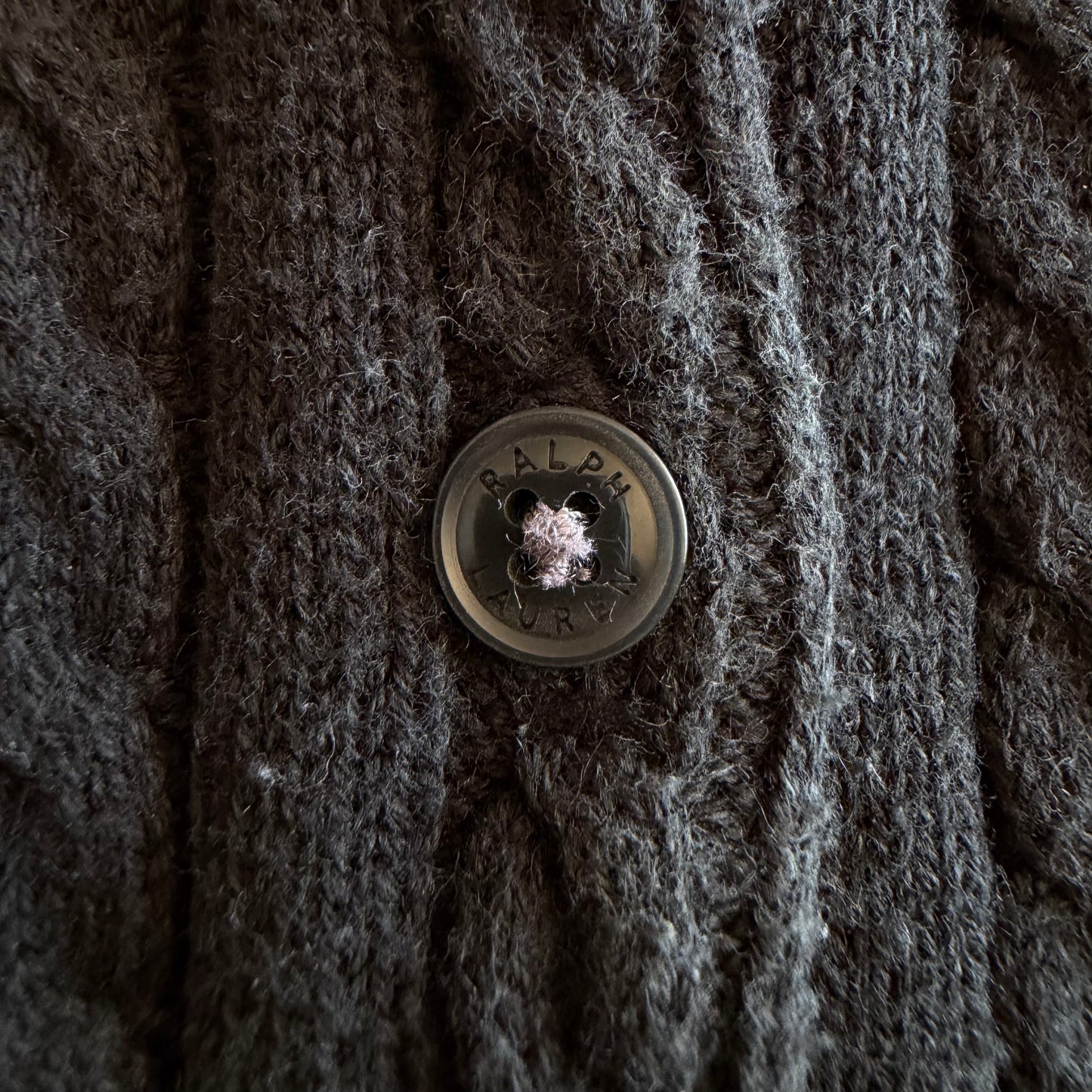 Ralph Lauren Cable Knit Cardigan - M