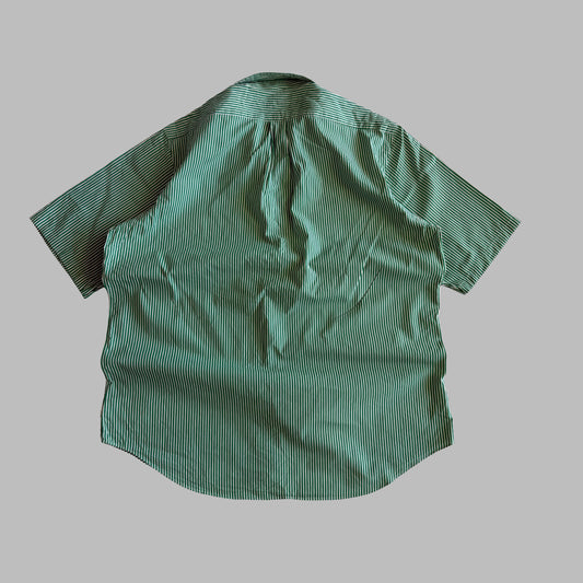 Y2K Polo Ralph Lauren Striped Button Up Shirt - XL