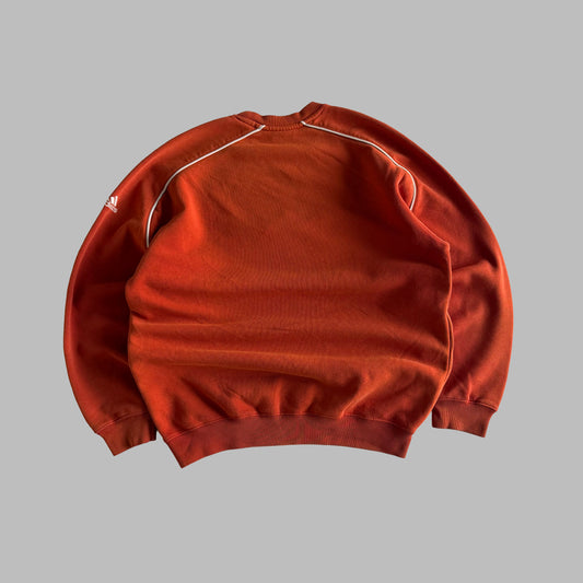 Y2K Adidas Spell Out Sweatshirt - L