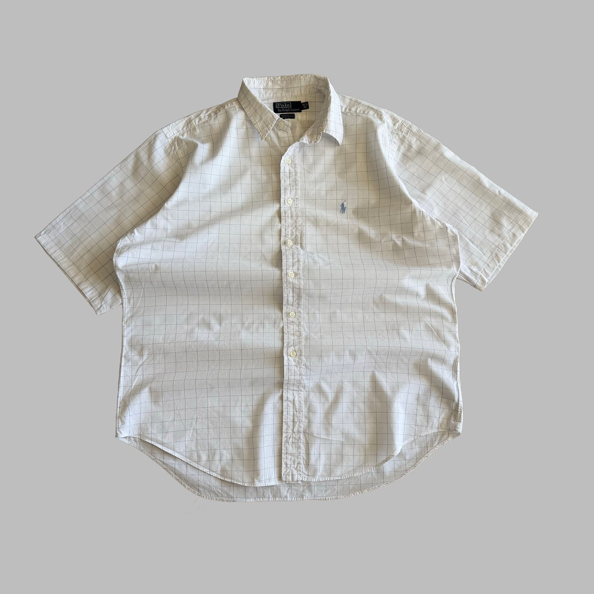90s Polo Ralph Lauren Checkered Button Up - XL
