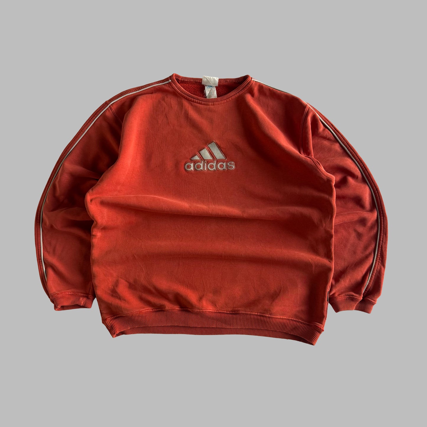 90s Adidas Spell Out Sweatshirt - XL