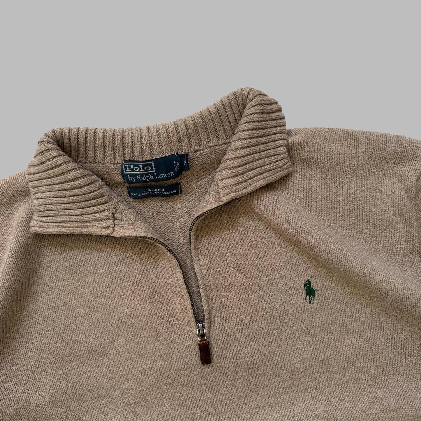 90s Polo Ralph Lauren Heavyweight Quarter Zip - XXL
