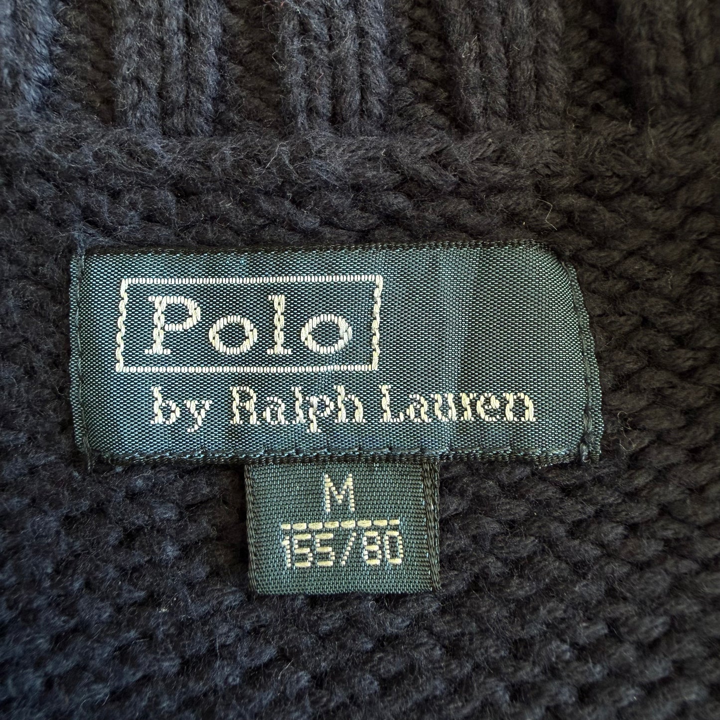 90s Ralph Lauren Flag Heavy Knit - M