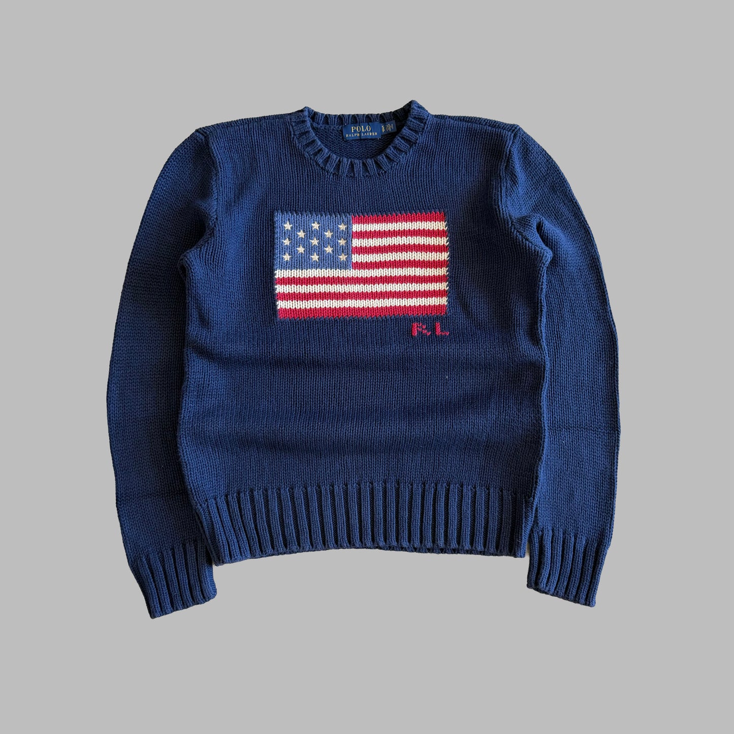 Ralph Lauren Flag Heavy Knit - S