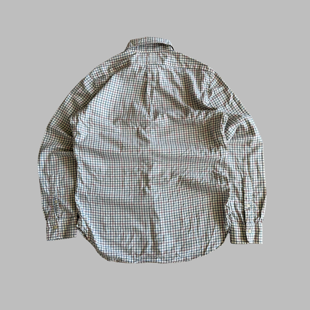 Y2K Polo Ralph Lauren Checkered Button Up - M