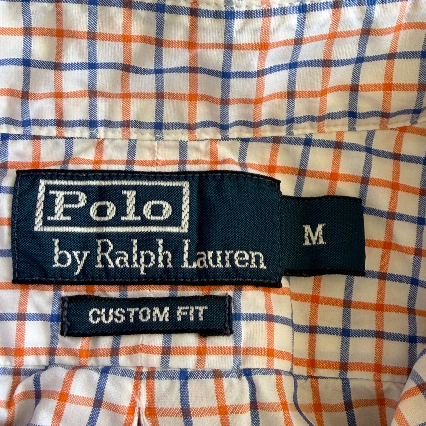 90s Polo Ralph Lauren Checkered Button Up Shirt - M