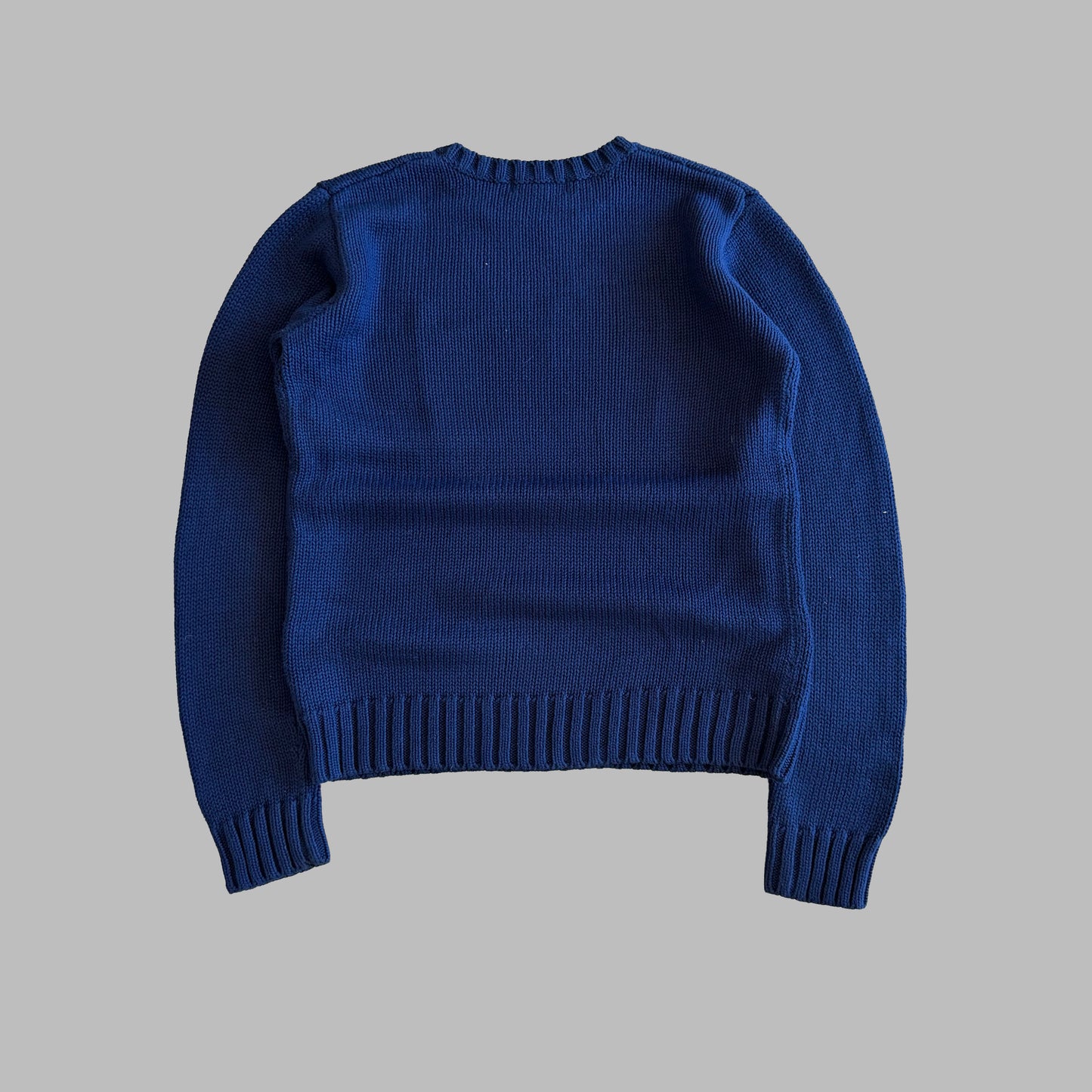 90s Ralph Lauren Flag Heavy Knit - XS